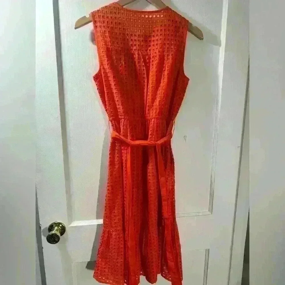 NWT J.CREW EYELET DRESS 100% COTTON